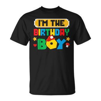 Im The Birthday Boy Game Gaming Family Matching T-Shirt - Seseable