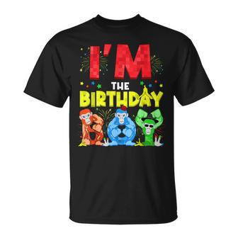 Im The Birthday Boy Gorilla Game Family Matching T-Shirt - Monsterry CA