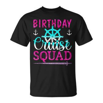 Birthday Cruise Squad King Crown Sword Cruise Boat Party T-Shirt - Seseable