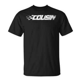 Birthday Party Racing Family Pit Crew Race Car Cousin T-Shirt - Monsterry