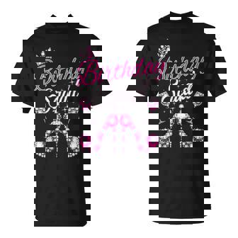 Birthday Squad Crown Elegant Diva Squad Girls Women T-Shirt - Thegiftio UK