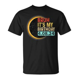 Birthday Total Solar Eclipse Party April 8 2024 Totality T-Shirt - Monsterry UK