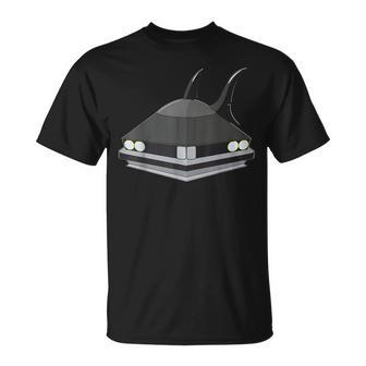 Black Bayern Sharknose Classic German Sports Car Cartoon T-Shirt - Monsterry CA
