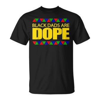 Black Dad's Are Dope Fathers Day Graphic Men's T-Shirt - Monsterry CA