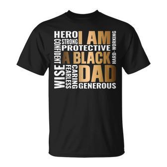 Black Father King Fathers Day Dad Matter Husband Dope Leader T-Shirt - Monsterry DE