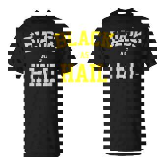 Black As Hail Michigan T T-Shirt | Seseable CA