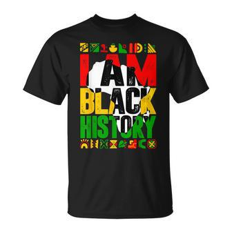 I Am Black History African American Black History Pride T-Shirt - Seseable