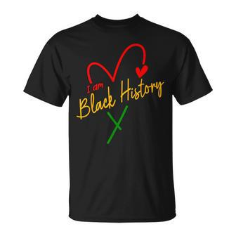 I Am Black History African Civil Rights Junenth T-Shirt - Seseable