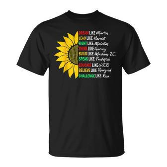 Black History Pride Black Afro African Martin T-Shirt - Seseable