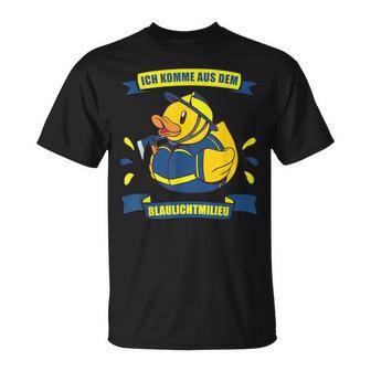 Blaulichtmilieu Thw Einatz Technical Helfswerk T-Shirt - Geschenkecke