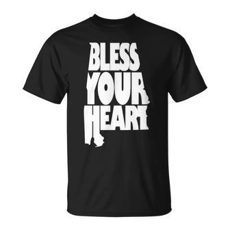 Bless Your Heart Alabama Pride T-Shirt - Monsterry