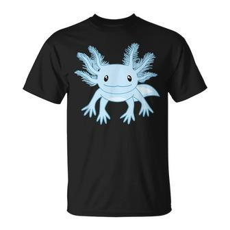 Blue Axolotl Kawaii Axolotl Lover T-Shirt - Thegiftio UK