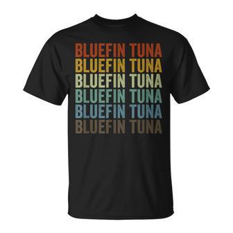 Bluefin Thunfisch Retro T-Shirt - Seseable