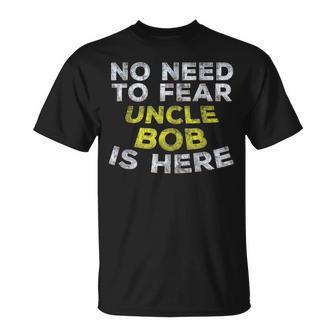 Bob Uncle Family Graphic Name Text T-Shirt - Seseable