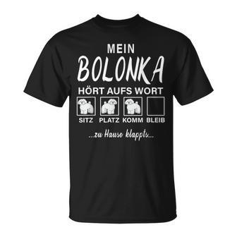 Bolonka Zwetna My Dog Listens To Wort T-Shirt - Seseable