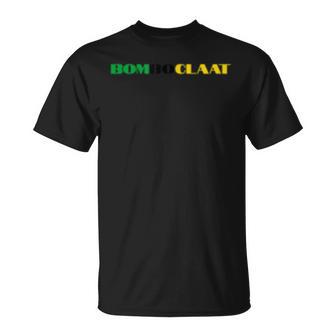 Bomboclaat Sausage Jamaica Lovers Vintage Slang Dance Meme T-Shirt - Seseable