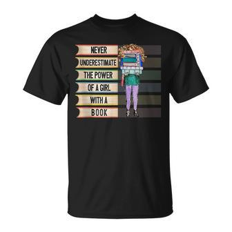With A Book Reading T-Shirt - Seseable