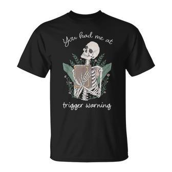 Bookish Quote Skeleton Book Lover Bookish Librarian T-Shirt | Mazezy