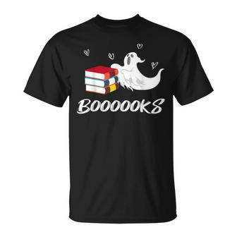 Books Boooooks Ghost Loving Cute Humor Parody T-Shirt - Monsterry