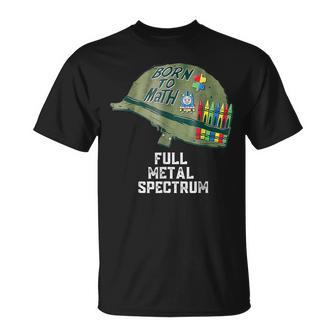 Born To Math Full Metal Spectrum T-Shirt - Thegiftio UK
