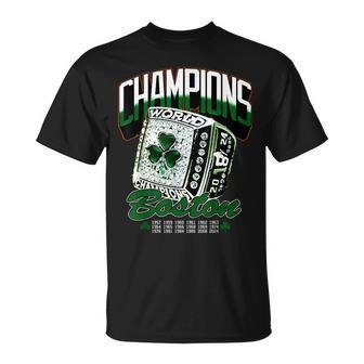 Boston World Champions Ring 2024 T-Shirt - Monsterry DE