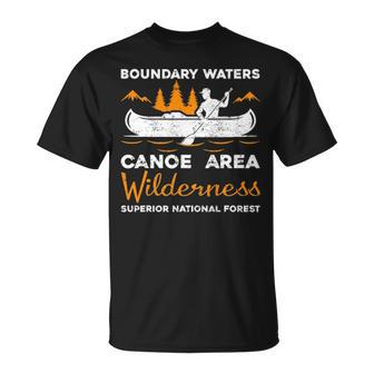 Boundary Waters Canoe Area Kayak Lover T-Shirt | Mazezy