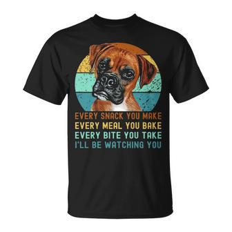 Boxer Dog Every Snack You Make T-Shirt | Mazezy
