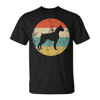 Boxer Vintage Retro Boxer Dog T-Shirt | Mazezy