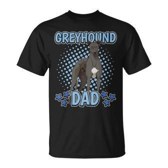 Boys Greyhound Dad Dog Owner Father's Day Greyhounds T-Shirt - Monsterry AU