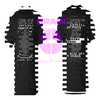 Brain Restarting Please Wait Epileptic Epilepsy Awareness T-Shirt - Thegiftio