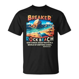 Breaker Rock Beach Christian God's Rock-Solid Truth Vbs 2024 T-Shirt - Seseable