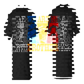We Are Brother Ace-Sabo-Luffy Straw Hatted Pirate Graphic T-Shirt | Seseable UK