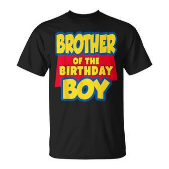 Brother Of The Birthday Boy Toy Story Decorations T-Shirt - Monsterry