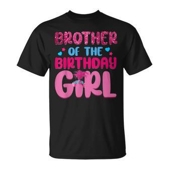 Brother Of The Birthday Girl Family Matching T-Shirt - Seseable