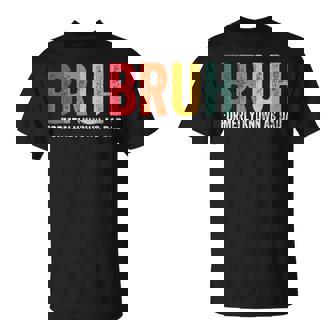 Bruh Formerly Known As Dad Father's Day Dad Vintage T-Shirt | Mazezy