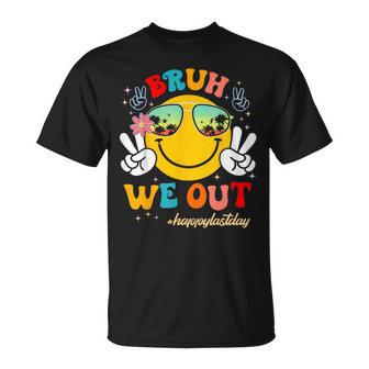 Bruh We Out Happy Last Day Of School Teacher Boy Girl Summer T-Shirt - Seseable