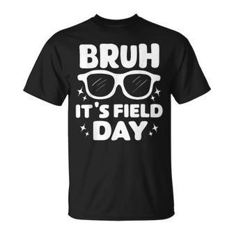 Bruh It's Filed Day Field Trip Boys Girls Sunglasses Fun Day T-Shirt - Monsterry DE