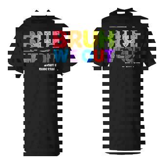 Bruh We Out Vintage Happy Last Day Of School Support Staff T-Shirt | Mazezy