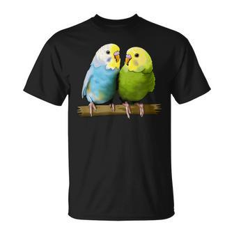 Budgie Pet Parrot Bird T-Shirt - Seseable