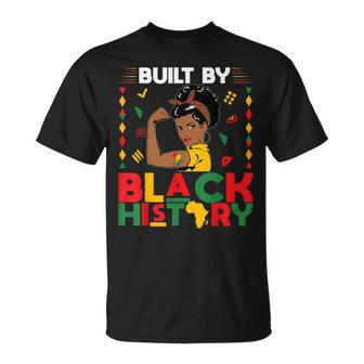 Built By Black History Black History Month African Womens T-Shirt | Mazezy CA