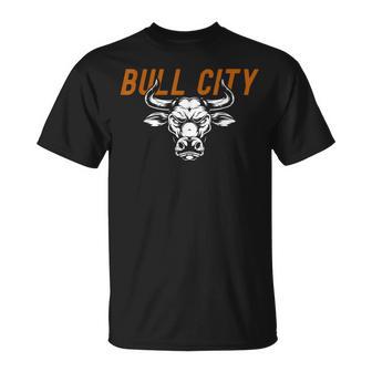 Bull City Durham Nc 919 North Carolina Bull Head Womens T-Shirt - Monsterry UK