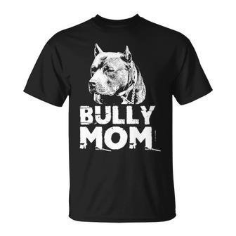 Bully Mom American Pitbull Lover Gif T-Shirt | Mazezy