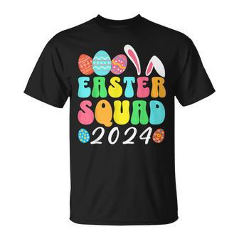 Bunny Egg Hunt Matching Group Easter Squad T-Shirt | Mazezy