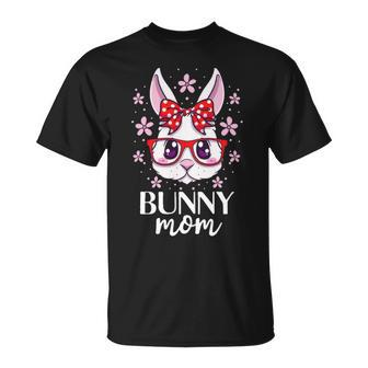Bunny Mom Mama Cute Rabbit Lover Bunnies Owner T-Shirt | Mazezy