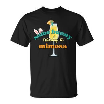 Some Bunny Needs A Mimosa Easter Brunch Women T-Shirt | Mazezy CA