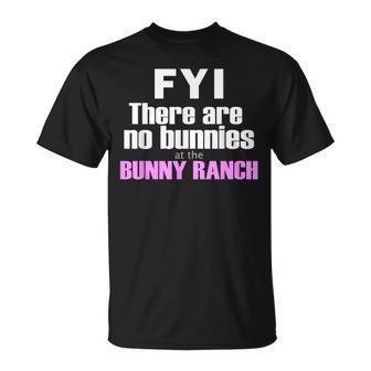 Bunny Ranch No Bunnies T-Shirt - Monsterry CA