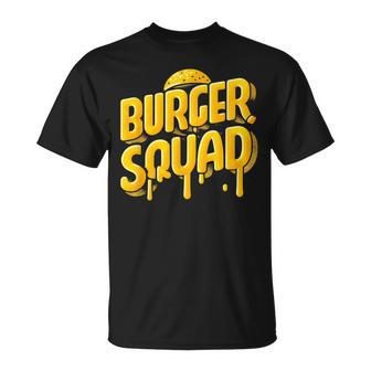 Burger Squad Lover Fast Food Vintage T-Shirt - Monsterry UK