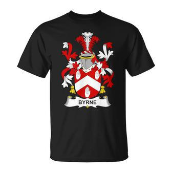 Byrne Coat Of Arms Family Crest T-Shirt - Seseable
