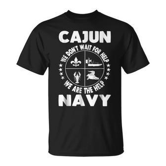 Cajun Navy Disaster Relief Support Volunr T-Shirt - Monsterry