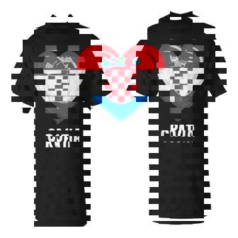 Camisa Con La Bandera De Croacia Croacia Camiseta unisex - Regaloses